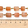 Natural Weathered Agate Beads Strands G-A321-D02-01B-4