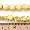 Electroplate Glass Beads Strands EGLA-F166-06-5