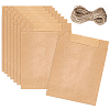 50Pcs Rectangle Paper Baking Bags CARB-SP0001-05C-02-6
