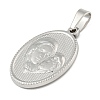 Non-Tarnish 304 Stainless Steel Pendants STAS-B071-02A-08P-2