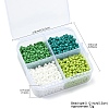72G 4 Styles Glass Seed Beads SEED-YW0002-77C-2