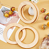 Round Wooden Bag Handles DIY-WH0185-41-5