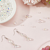 114Pcs Transparent Electroplate Glass Beads GLAA-PA0001-17E-7