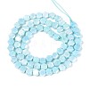 Anti-Tarnish Electroplate Glass Beads Strands GLAA-T028-6mm-02B-2