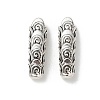 Tibetan Style Alloy Cord End Caps TIBE-S324-37AS-1