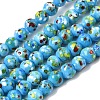 Handmade Lampwork Beads Strands LAMP-H071-01A-08-1