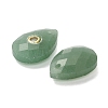 Natural Green Aventurine Pendants G-K371-03I-2