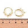 Brass Hoop Earring Finding KK-N261-67G-3