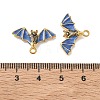 304 Stainless Steel Enamel Pendants STAS-L316-23G-09-3