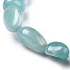 Natural Amazonite Bead Stretch Bracelets BJEW-K213-09-3