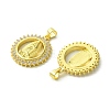 Brass Micro Pave Cubic Zirconia Pendants KK-H472-53E-G-2