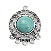 Synthetic Turquoise Chandelier Component Links FIND-TAC0011-49A-AS-1