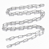 Non-Tarnish 304 Stainless Steel Paperclip Chains CHS-S006-JN957-1-A-3