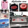 Lip Shape Glass Rhinestone Car Stickers DIY-FH0001-011-7