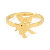 201 Stainless Steel Adjustable Ring for Women RJEW-D082-03D-2