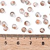 Baking Paint Electroplate Transparent Glass Seed Beads SEED-N006-07N-4