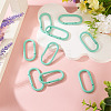 10Pcs Alloy Spring Gate Rings FIND-TA0009-25M-4