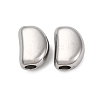 304 Stainless Steel Beads STAS-C128-02A-P-1