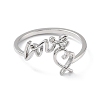 Brass Open Cuff Rings for Women LS-RJEW-A028-01P-2
