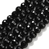 Natural Black Onyx Beads Strands X-G-C280-B01-6mm-2