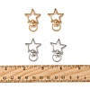 40Pcs 2 Colors Alloy Swivel Snap Hook Clasps FIND-FS0004-73C-5