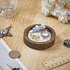 Walnut with Velvet Jewelry Plates for Necklace ODIS-WH0038-184B-01-4