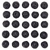 GOMAKERER 4 Strand Natural Lava Rock Round Beads Strands G-GO0001-02-1