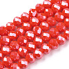 Electroplate Glass Beads Strands LS-EGLA-A034-P8mm-A10-1