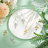 Brass Micro Pave Clear Cubic Zirconia Pendants FIND-BC0013-57A-5