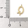 304 Stainless Steel Letter Connector Charms LS-STAS-M108-01G-17-3