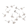 304 Stainless Steel Stud Earring Findings STAS-E025-1-3