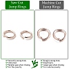 925 Sterling Silver Open Jump Rings STER-F036-02RG-0.7x5mm-2