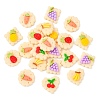 60Pcs 6 Style Opaque Resin Decoden Cabochons CRES-CJ0001-50-3