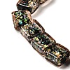 Handmade Dichroic Foil Glass Beads Strands DICH-U001-07K-3