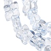 Transparent Glass Beads Strands GL-CBAAE04-01I-3