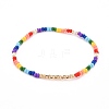 Glass Seed Beads Stretch Bracelets BJEW-JB06294-5