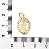 Brass Micro Pave Cubic Zirconia Pendants KK-P336-04D-G-3
