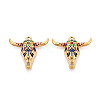 304 Stainless Steel Enamel Pendants X-STAS-N124-09B-G-1
