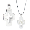 925 Sterling Silver Empty Bead Cage Pendants STER-WH0005-63-1