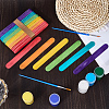 2 Sets Wood Craft Sticks DIY-CP0012-29-3