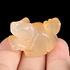 Natural Agate Carved Squirrel Figurines PW-WGB8890-11-1