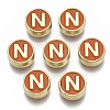 Alloy Enamel Beads ENAM-S122-028N-NR-1