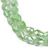 Transparent Electroplate Glass Beads Strands LS-EGLA-N013-T4mm-B13-3