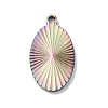 Ion Plating(IP) 304 Stainless Steel Pendants STAS-D025-05M-02-1