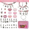 DIY European Style Bracelet Kits. including Alloy & Resin European Beads DIY-YW0012-11B-2