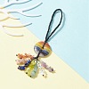 Chakra Natural Mixed Gemstone Pendant Decorations HJEW-TA00028-3