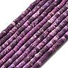 Dyed Synthetic Imperial Jasper Beads Strands G-Z089-A03-K-4