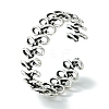 Infinity Alloy Open Cuff Rings RJEW-K275-02AS-1