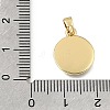 Brass Enamel Pendants KK-C263-30D-G-3