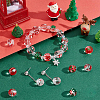 20Pcs 10 Styles Christmas Theme Handmade Lampwork Beads LAMP-PH0001-39-5